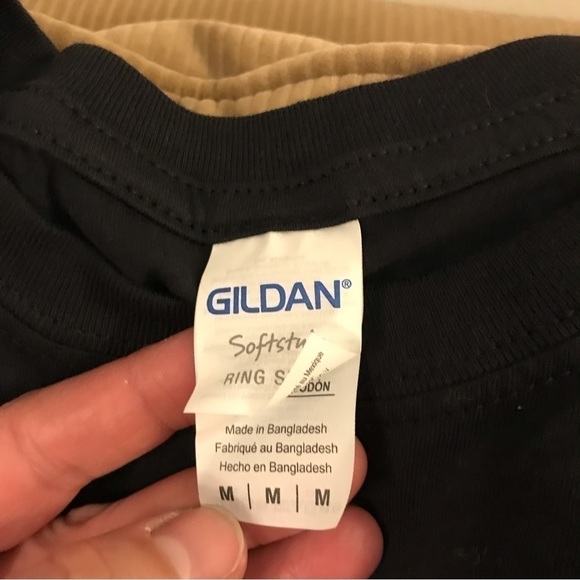 ANGLERFISH T-shirt. Black and purple. Size M. - Picture 3 of 3